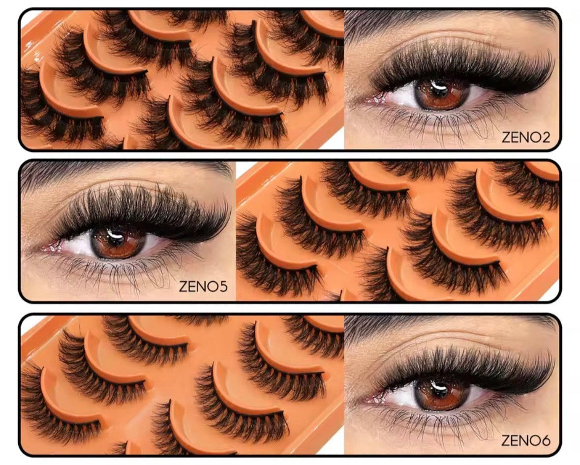 Faux cils 3D, réutilisable