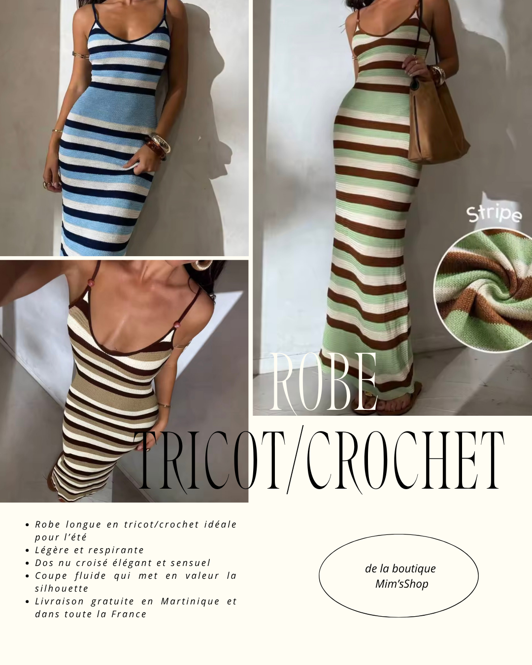 Robe Tricot/Crochet