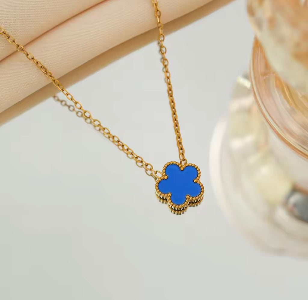 Collier Flowers acier inoxydable