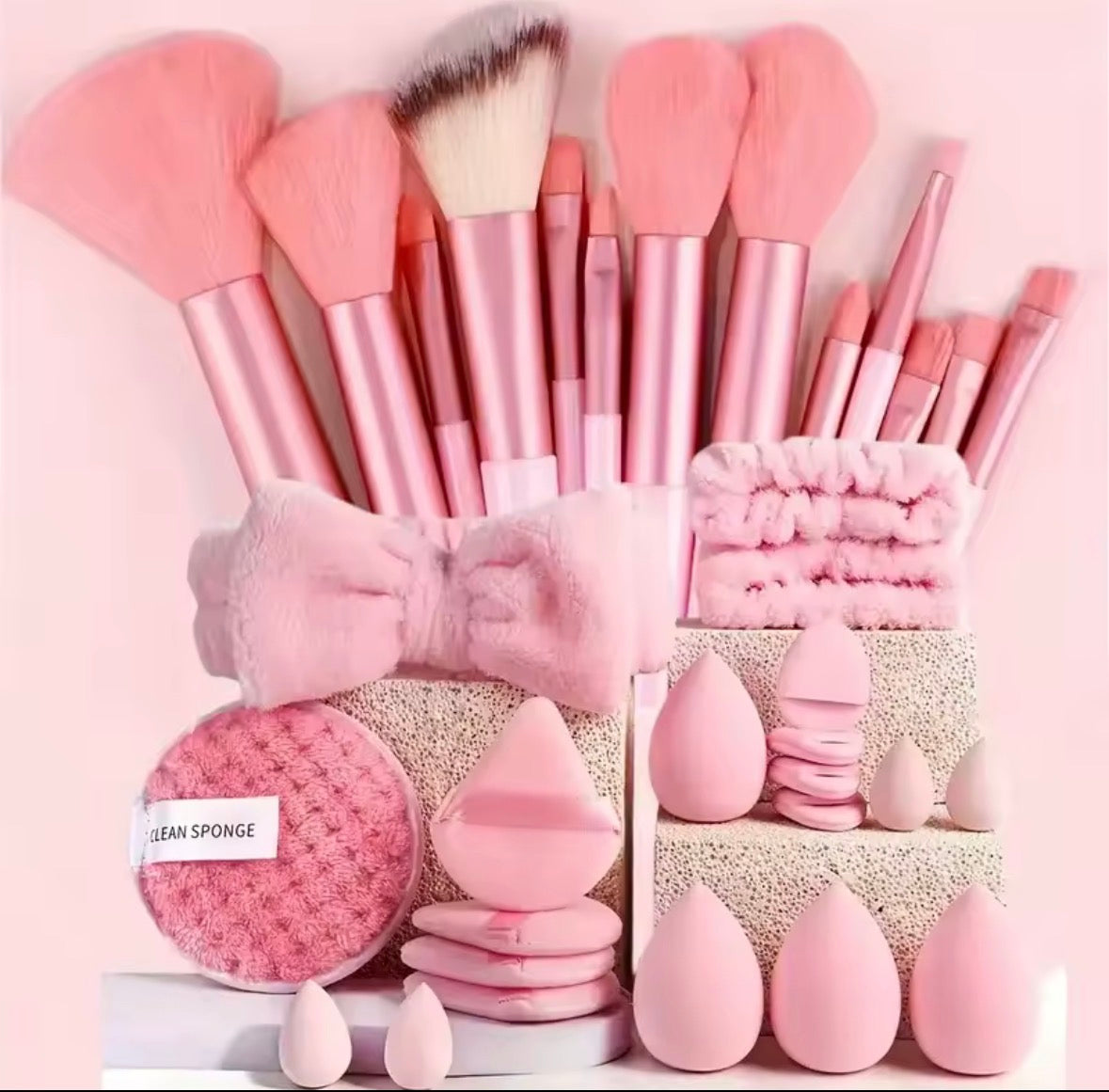 Kit maquillage 33 pièce rose