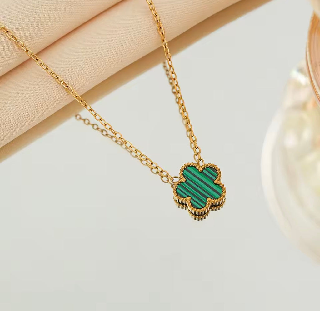 Collier Flowers acier inoxydable