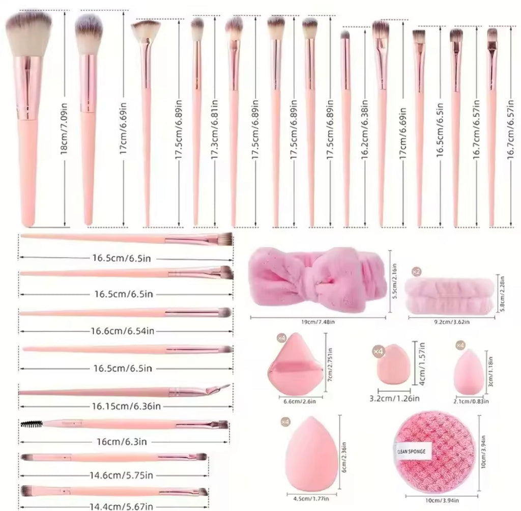 Kit maquillage 33 pièce rose