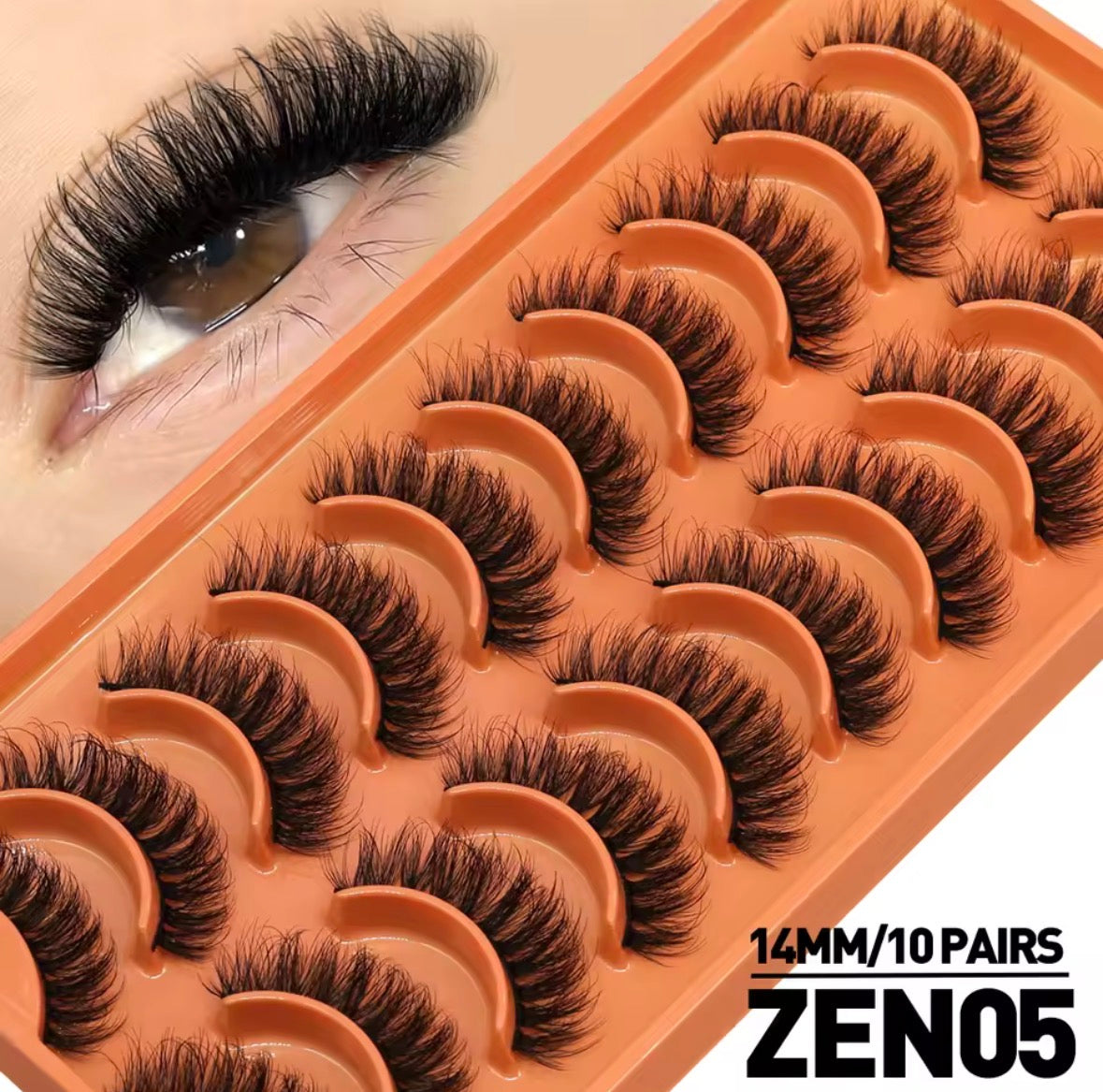 Faux cils 3D, réutilisable