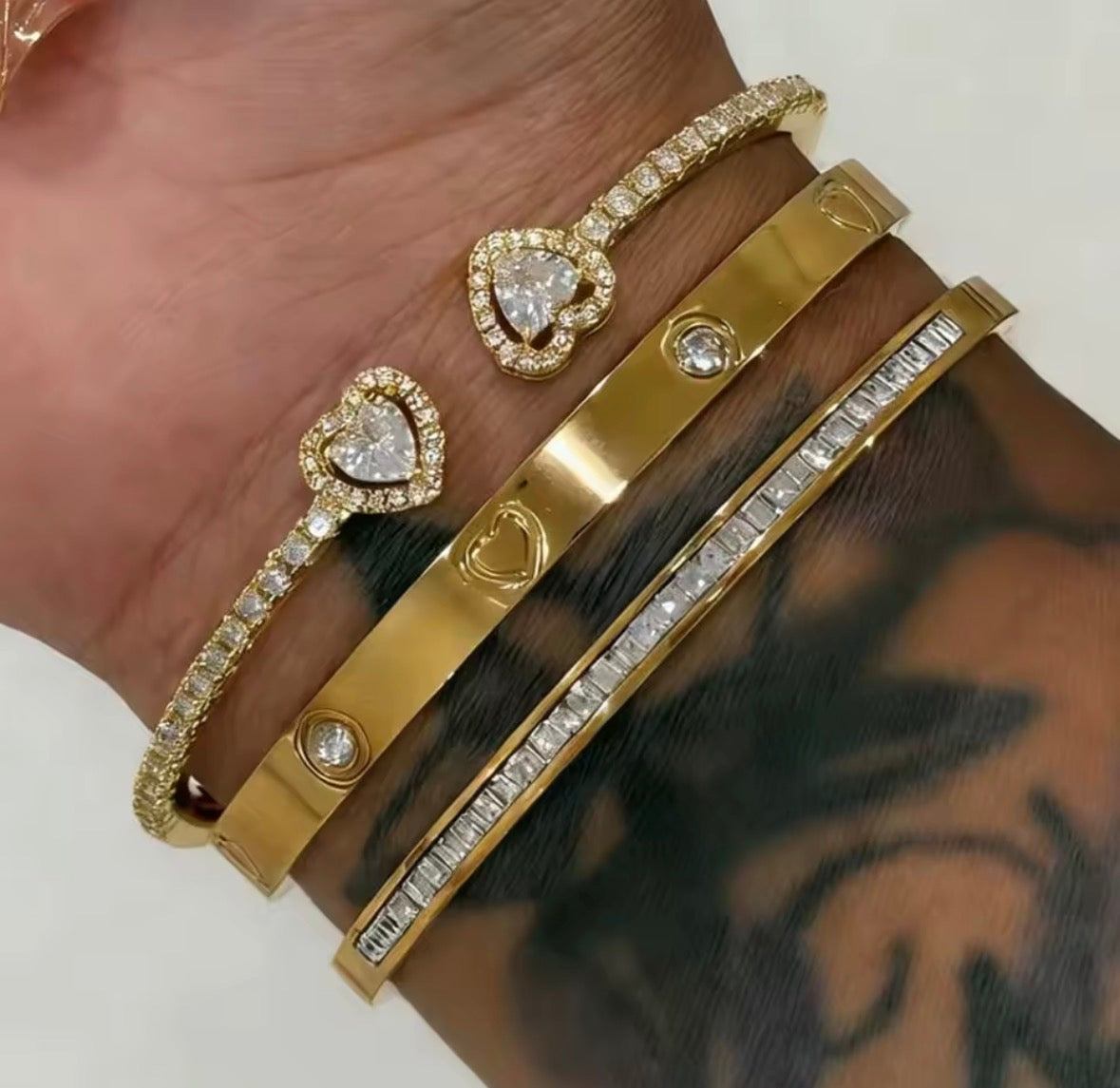 Bracelet acier inoxydable (amor)
