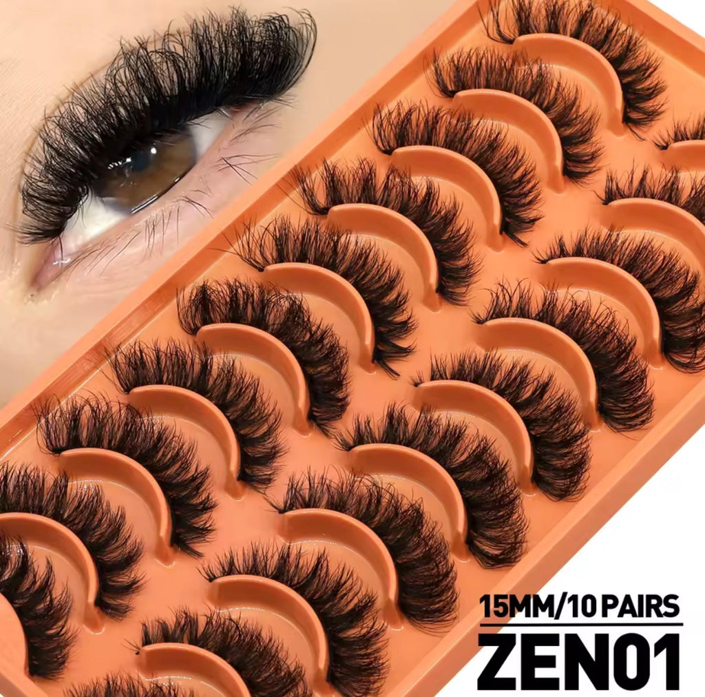 Faux cils 3D, réutilisable